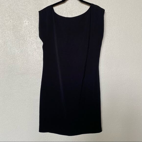 Sonia by Sonia Rykiel Cut Out Back Sleeveless Shift Dress Black - Picture 1 of 7